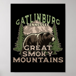 Gatlinburg tennessee great smoky mountains poster