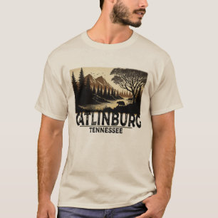 Gatlinburg Tennessee Vintage Smoky Mountains T-Shirt