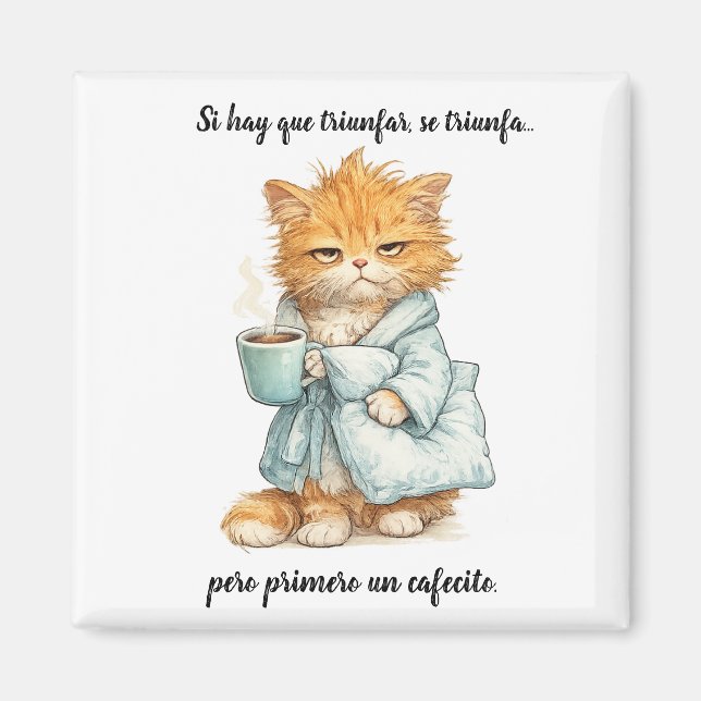 gato triunfador magnet (Front)