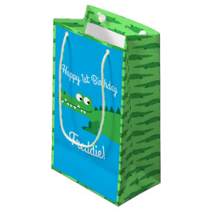 Gator Alligator Crocodile Birthday Party Small Gift Bag