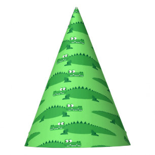 Gator Alligator Crocodile Kids 1st Birthday Party Hat