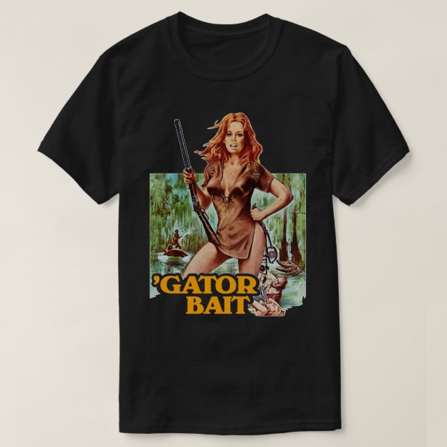 Gator Bait Cult Classic Horror Fan Art T-Shirt (Design Front)