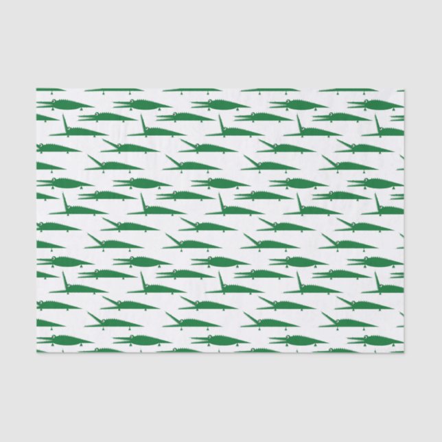 Gator Chomp | Alligator Reptile Tissue Paper (Front)