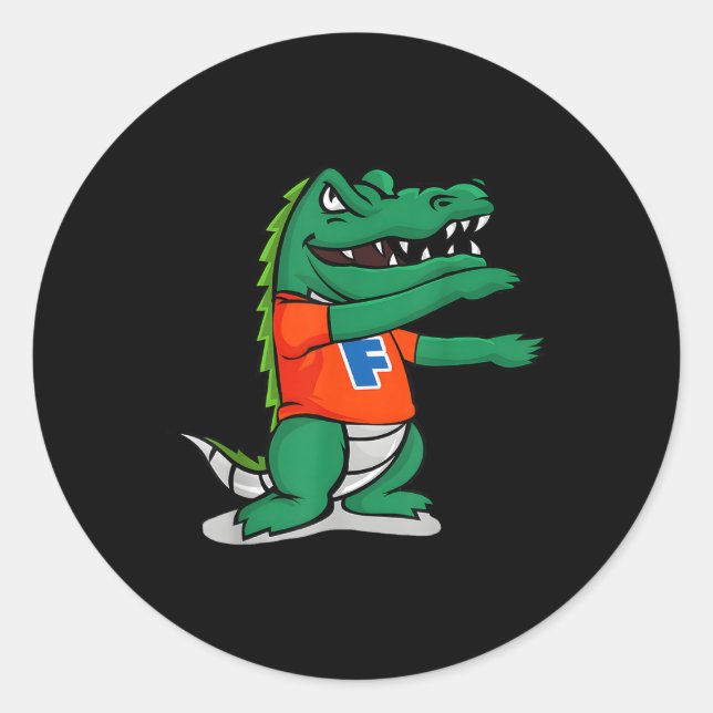 Gator Chomp Gator Boys Stay Hot  Classic Round Sticker (Front)