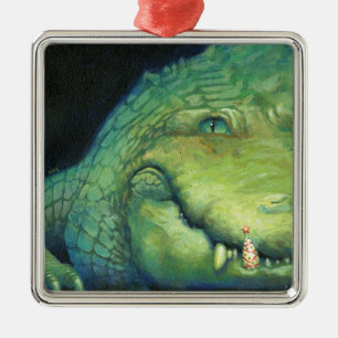 Gator Christmas Tooth ornament