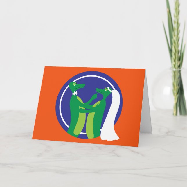 Gator Couple Card (Front)