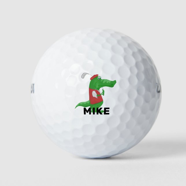 Gator Golfer Golf Balls (Front)