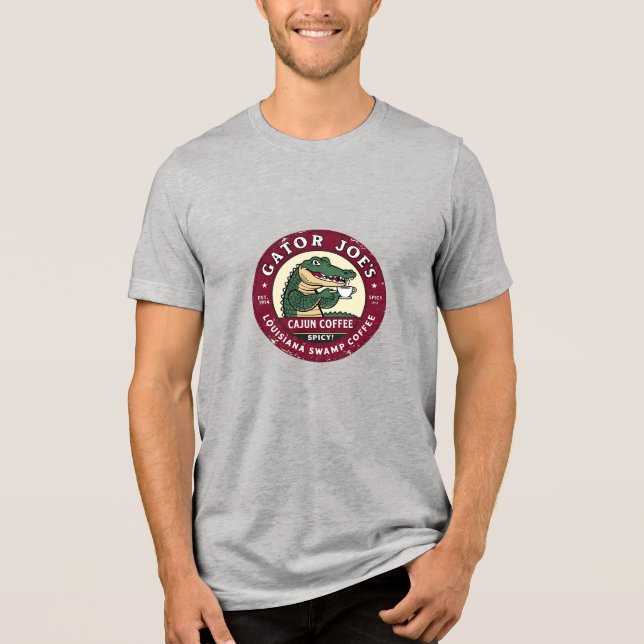 Gator Joe's Swamp Coffee (Fictional) Tri-Blend Shirt (Front)