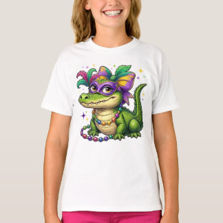 Gator Mardi Gras, Mardi Gras Alligator T-Shirt