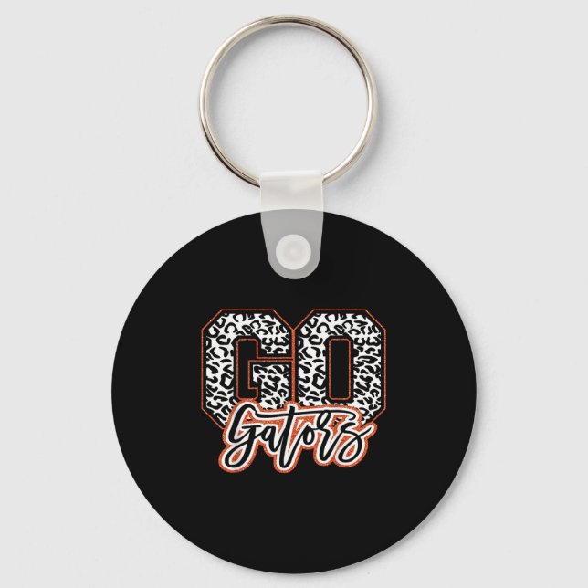Gator Name Team Go Back To School Heart For Men Wo Keychain (Front)