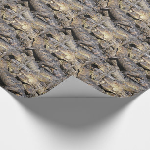 Gator Pile Wrapping Paper