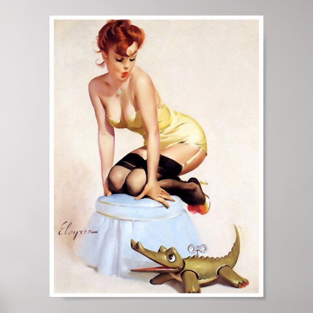 Gator Pin Up Poster (Front)
