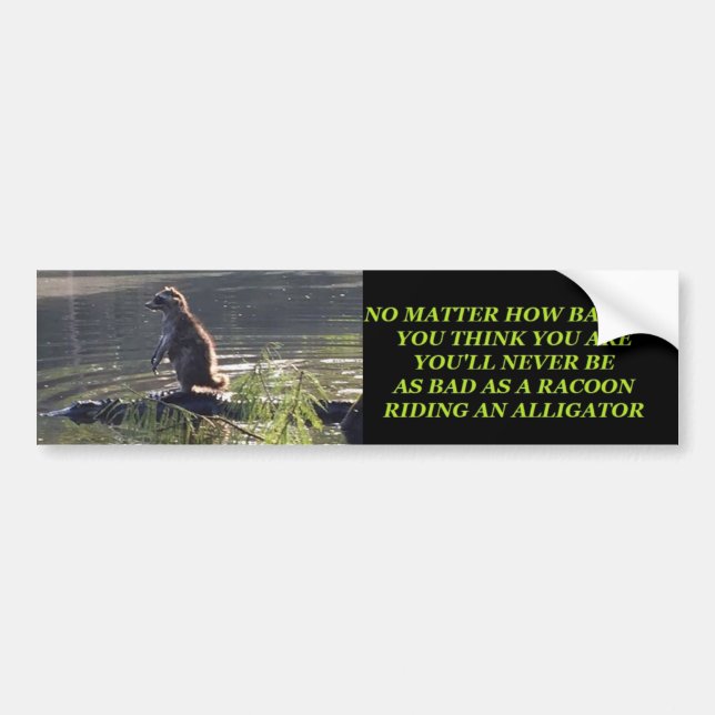 GATOR RIDE Bumper Sticker (Front)
