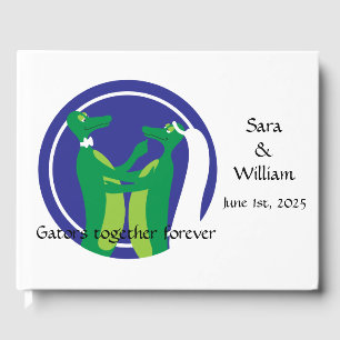 Gator Wedding Guest Book
