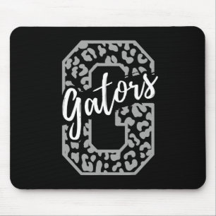 Gators Mascot School Sports Fan Team Spirit Heart Mouse Pad