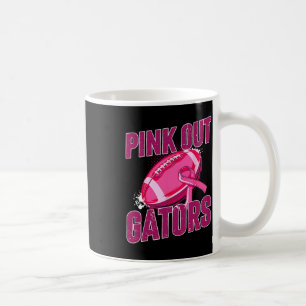 Gators Pink Out Football Tackle Breast Cancer Coffee Mug