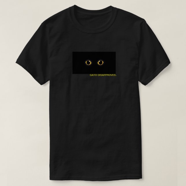 Gato's Watching2, Cat Unisex Crewneck T-shirt (Design Front)