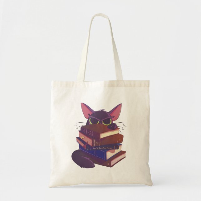 Gatos y Libros Bolsa Tote Bag (Front)