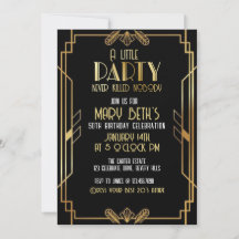 Gatsby, Art Deco, murder mystery, Soirees