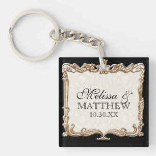 Gatsby Art Déco Nouveau dentelle Faux Gold Tulip