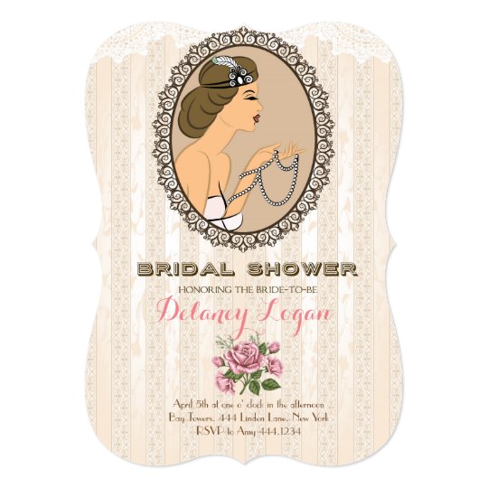 Gatsby Bridal Shower Invitation