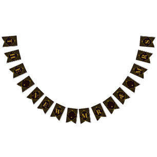 Gatsby Gold 2020's Wedding Bunting Flags