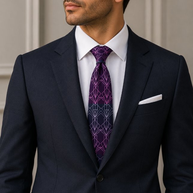Gatsby Gold Art Deco  Tie (Creator Uploaded)