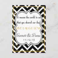 Gatsby Gold Wedding Suite Thank You Party Table