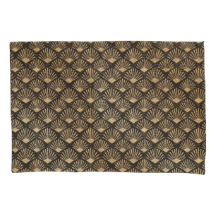 Gatsby Style Art Deco Fan Pattern Pillowcase