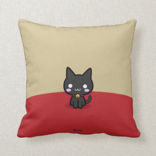 Gatto ♥ Bunnie (cute pillow) Throw Pillow