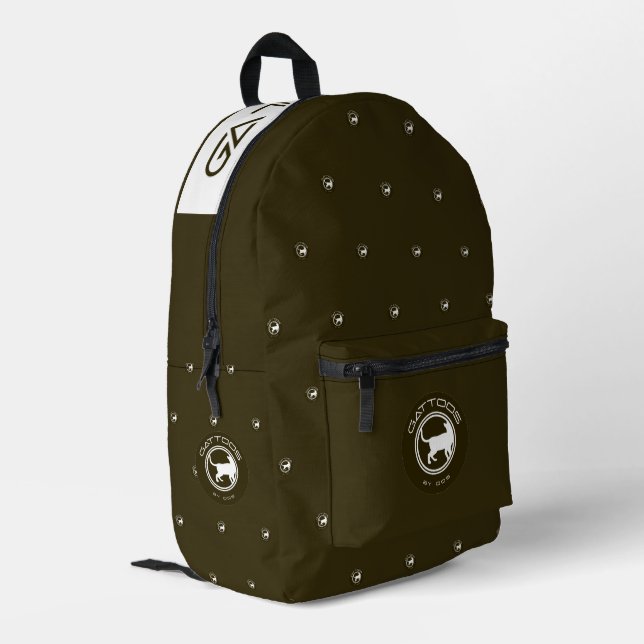 GATTOOS PRINTED BACKPACK (Back Corner Left)
