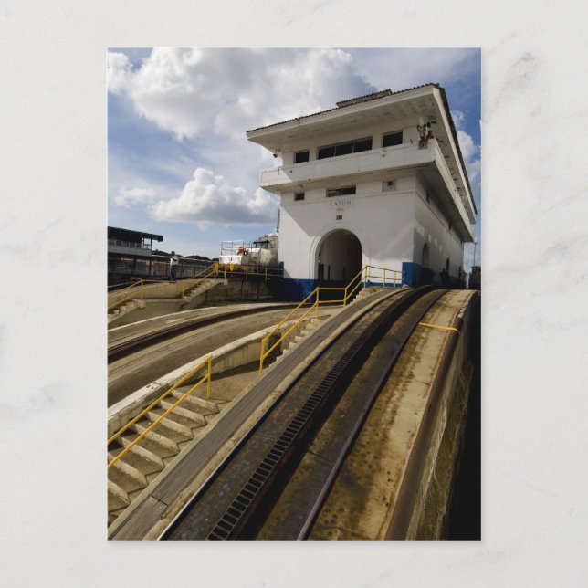 Gatun Locks 6 Postcard (Front)