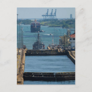 Gatun Locks 8 Postcard