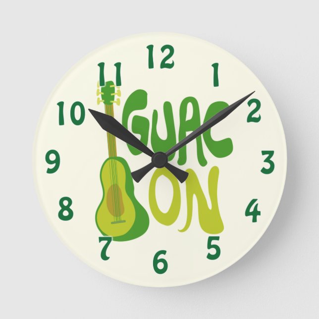Gauc On! Round Clock (Front)