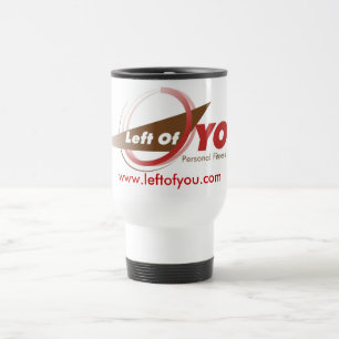 Gauche de vous tasse de voyage - customisée