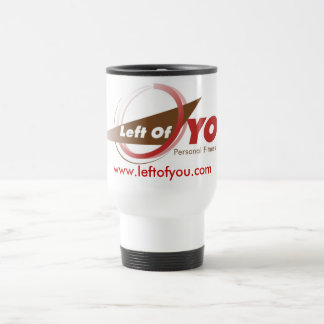 Gauche de vous tasse de voyage - customisée