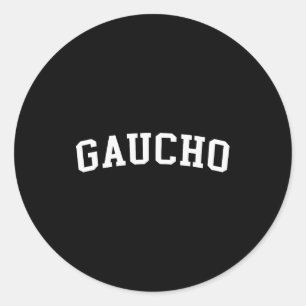 Gaucho classic round sticker