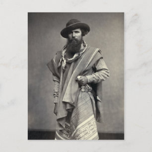 Gaucho of the Argentine Republic 1868 Postcard
