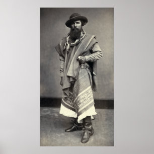 Gaucho of the Argentine Republic 1868 Poster