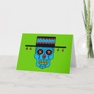 Gaucho Sugar Skull Card