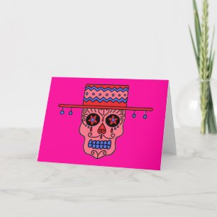 Gaucho Sugar Skull Card