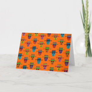 Gaucho Sugar Skull Card