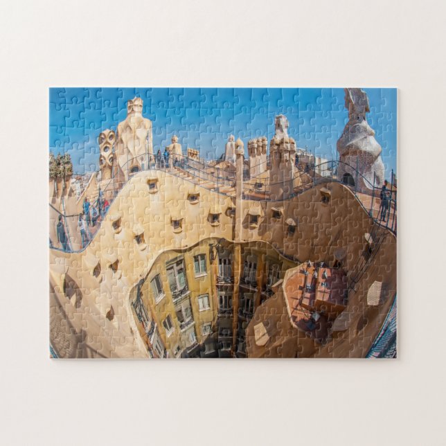 Gaudi Architecture Barcelona. Jigsaw Puzzle (Horizontal)