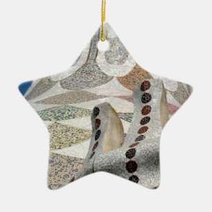 Gaudi Castle Abstract Ceramic Ornament