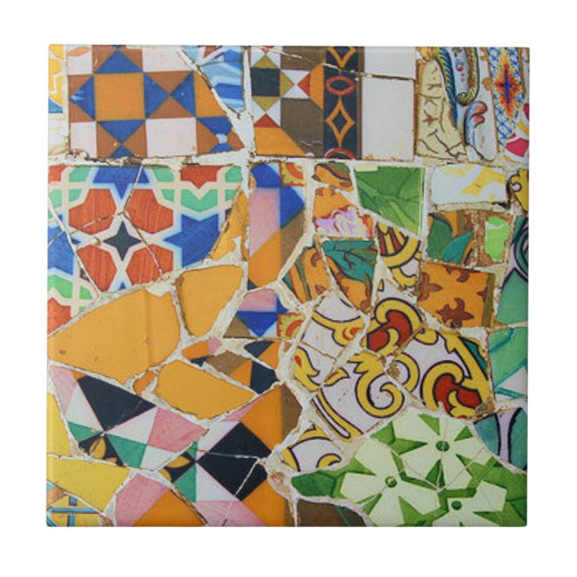 Gaudi Ceramic Tile design (Front)