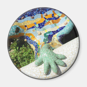 Gaudi Lizard Hand - gift magnet