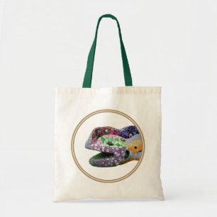 Gaudi Lizard Head Mosaics Tote Bag