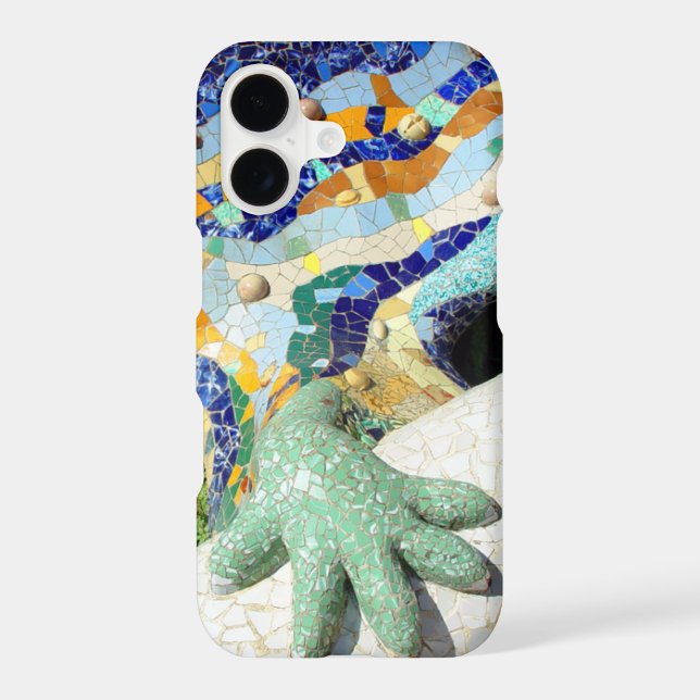 Gaudi Lizard Mosaics Hand (Back)