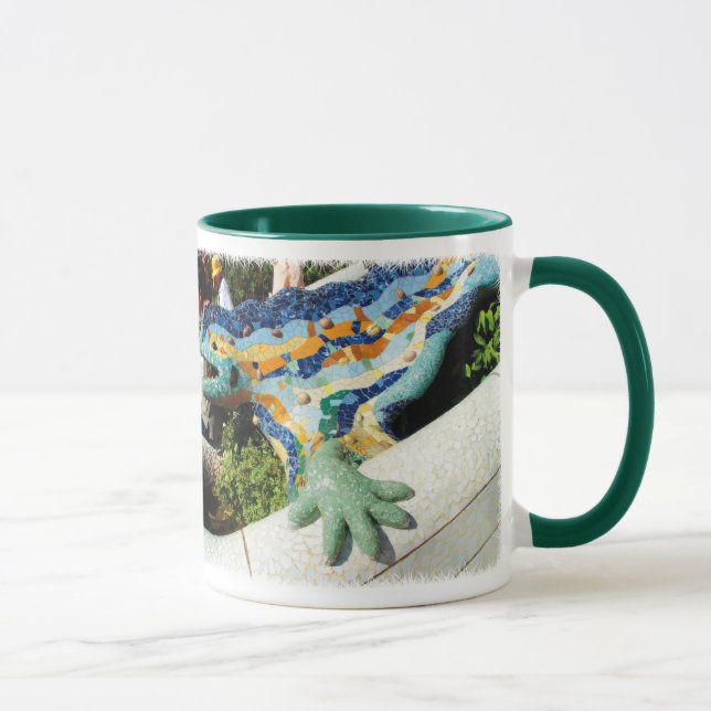 Gaudi Lizard Mosaics Mug (Right)
