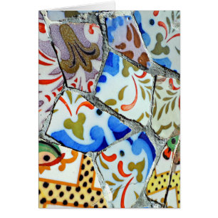 Gaudi's Park Guell Mosaic Tiles